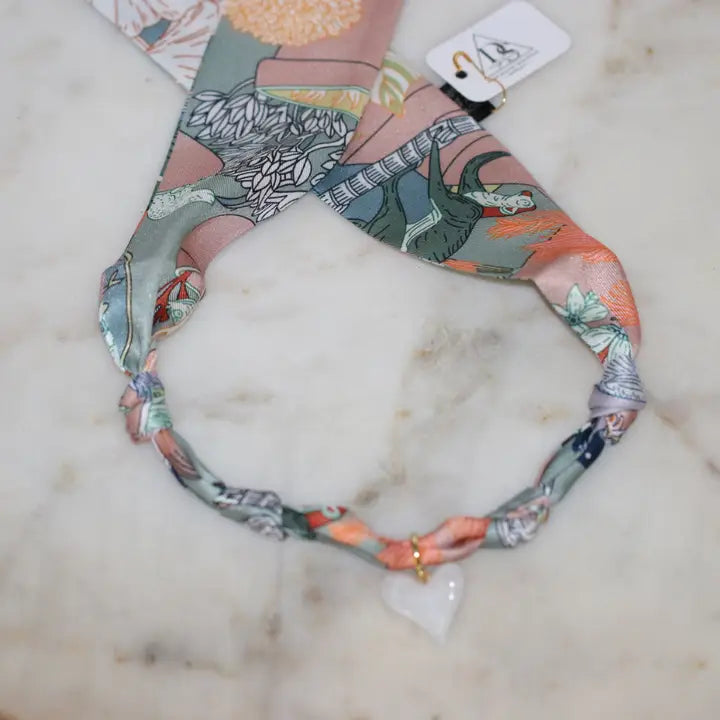 Scarf Necklace- Ivy