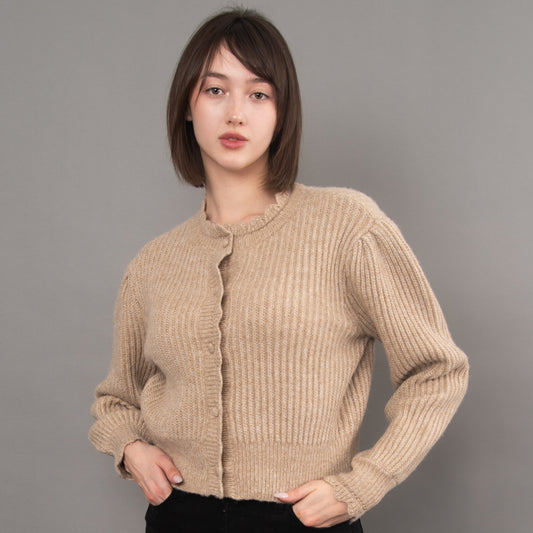 Trudy Crew Neck Cardigan