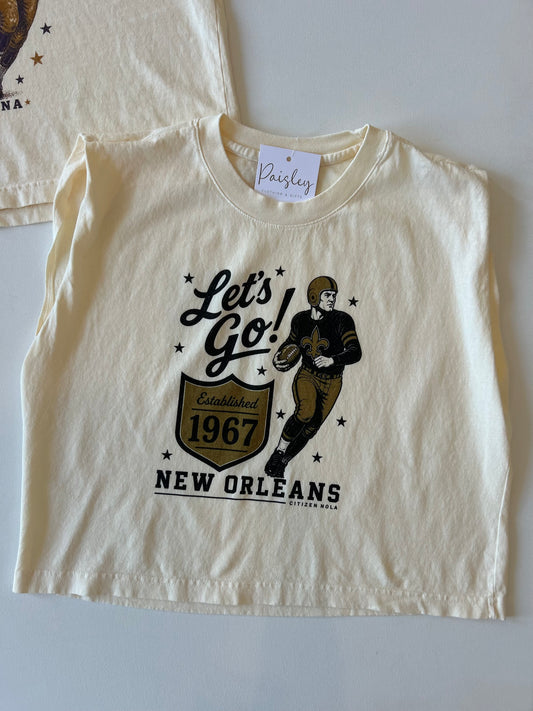 Let’s Go Saints Muscle Tee