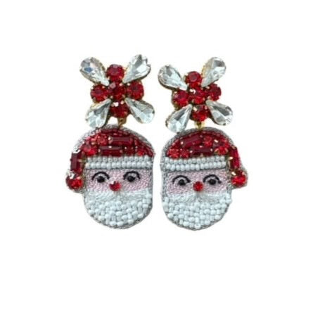 Fancy Santa Earrings