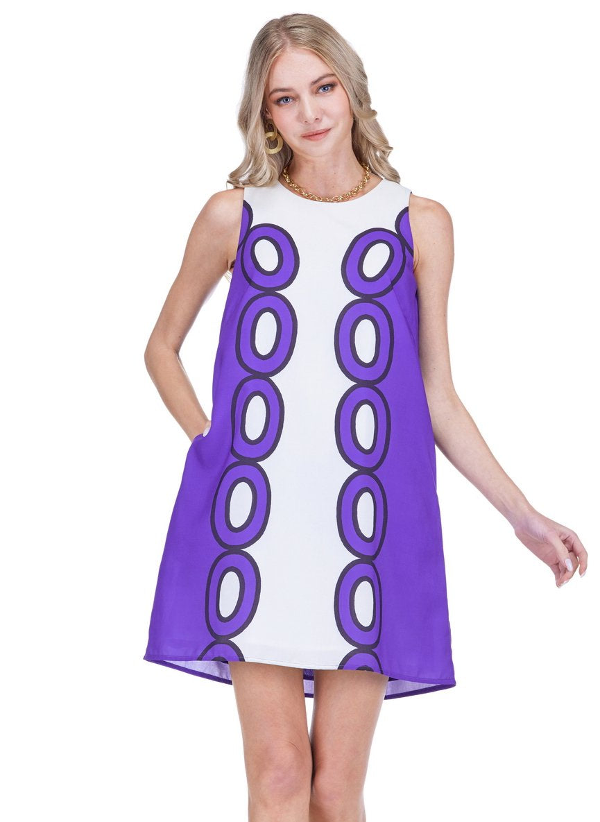 Saturday Sheath Dress in Purple