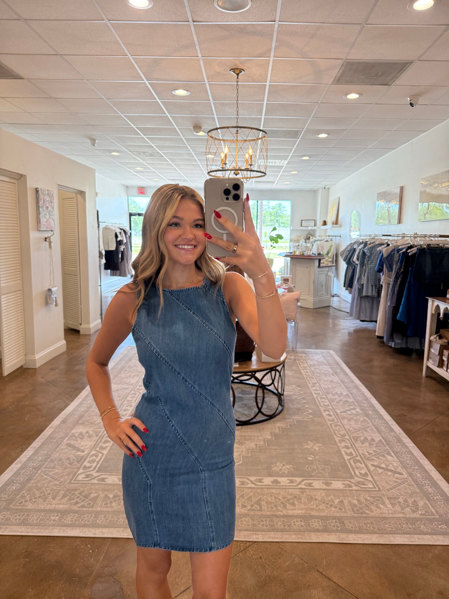 Fireside Denim Dress