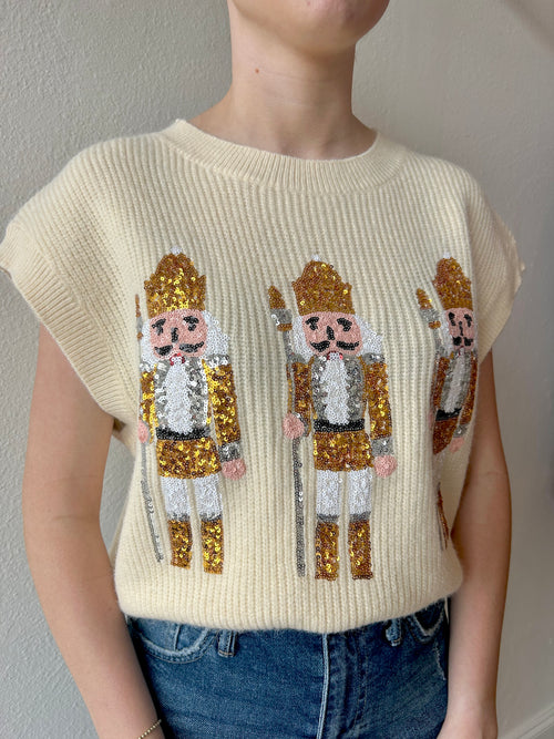 Nutcracker Christmas Sweater Vest