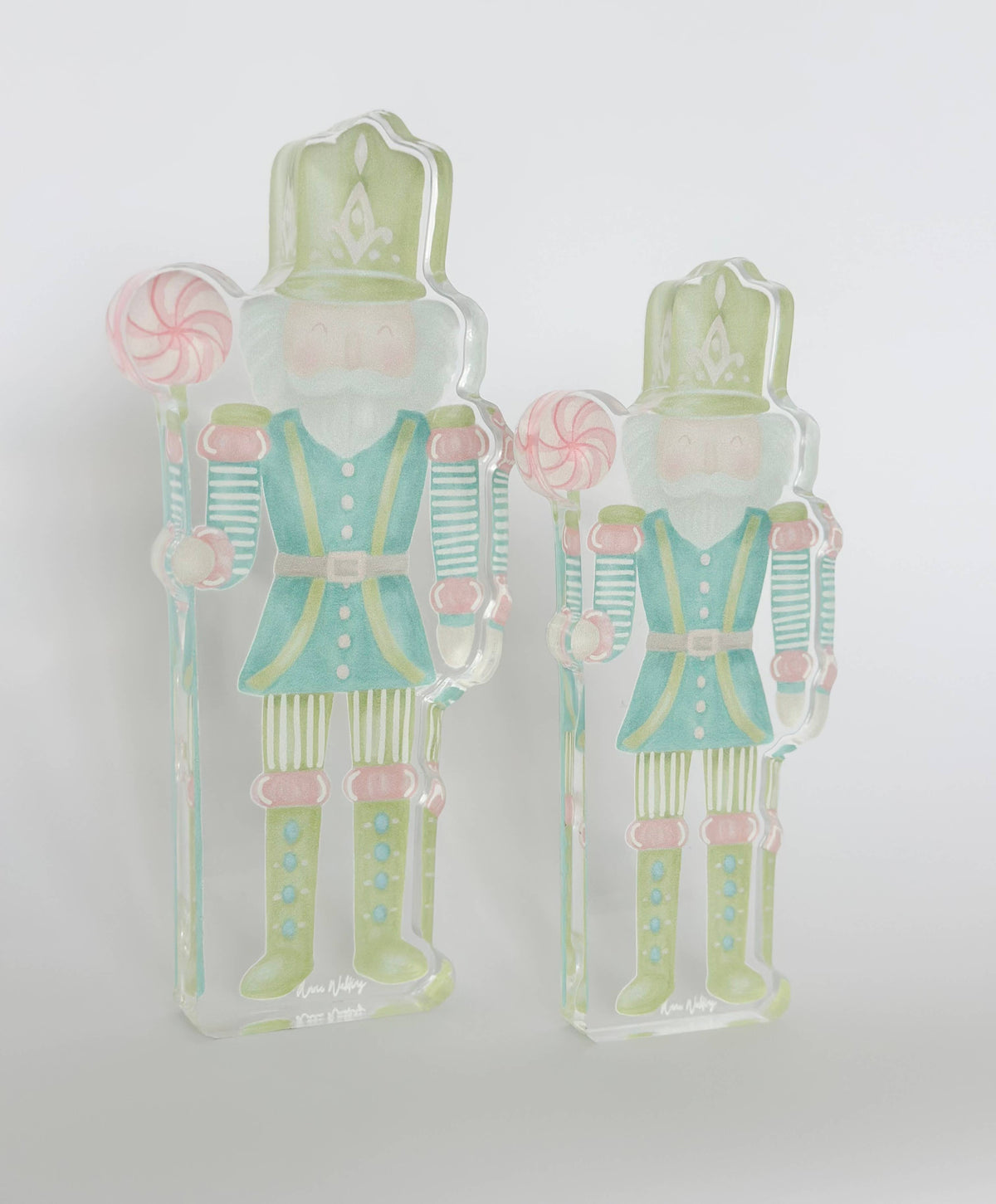 Acrylic Nutcracker -  ornament, mini, large : Ornament