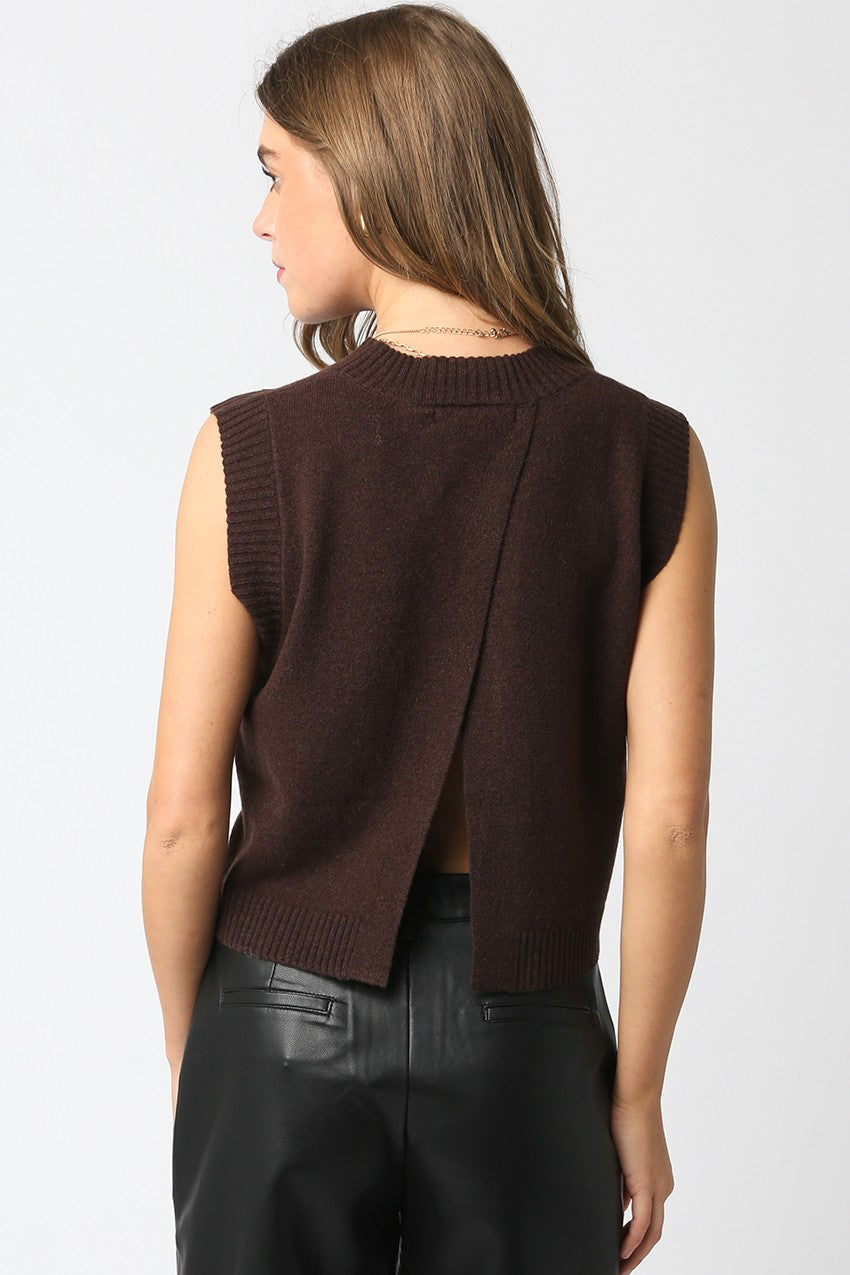 Mia Cut Out Knit Vest