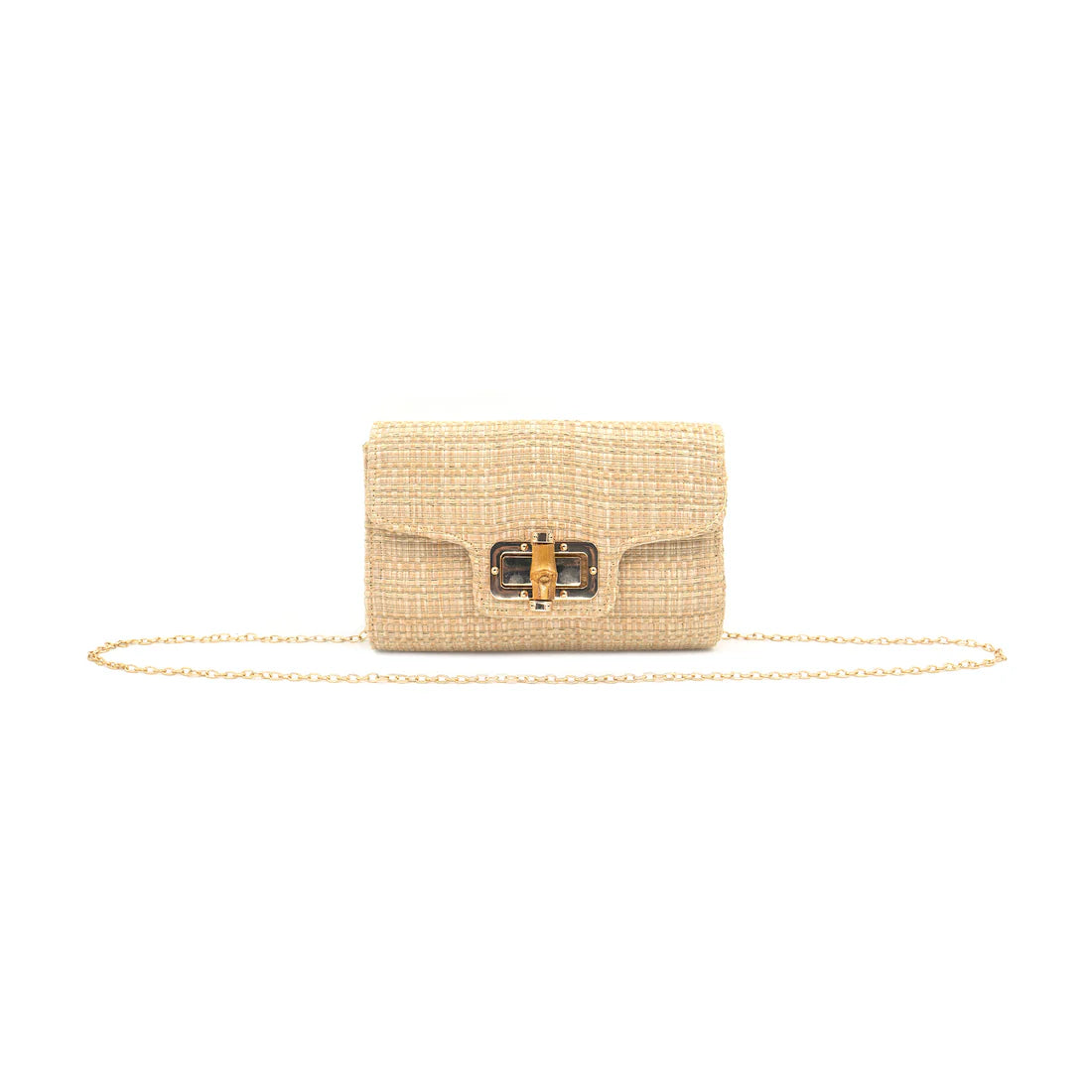 Bamboo Clutch in Natural