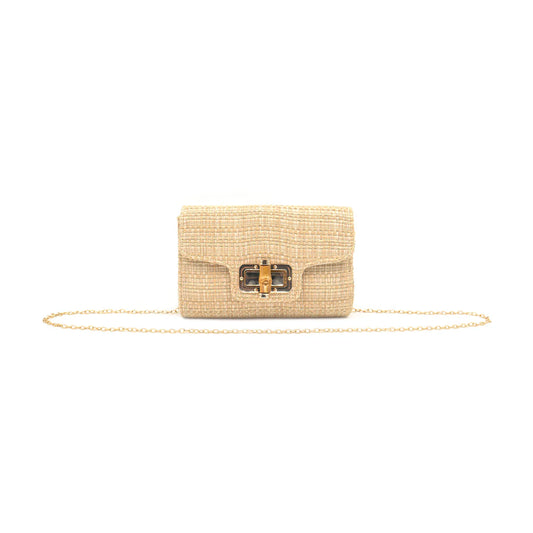 Bamboo Clutch in Natural