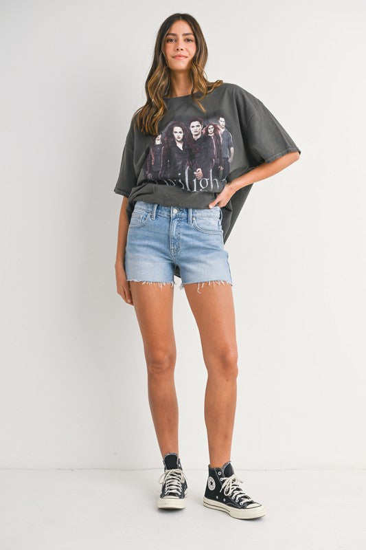 Jordan Mid Rise Cut Off Shorts