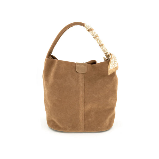Suede Bucket Bag