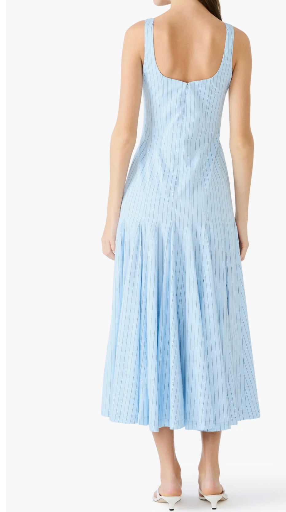 Adira Dress in Hazy Blue