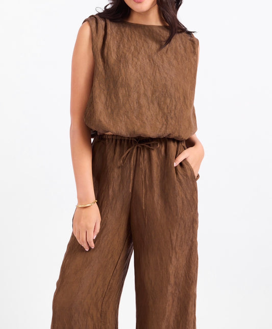 Sepia Bubble Top