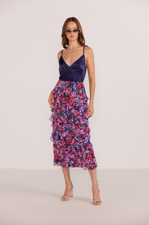 Calista Frills Midi Skirt