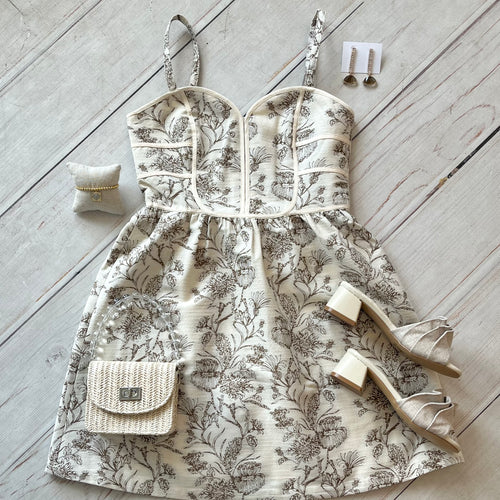 Sandi Jacquard Mini Dress