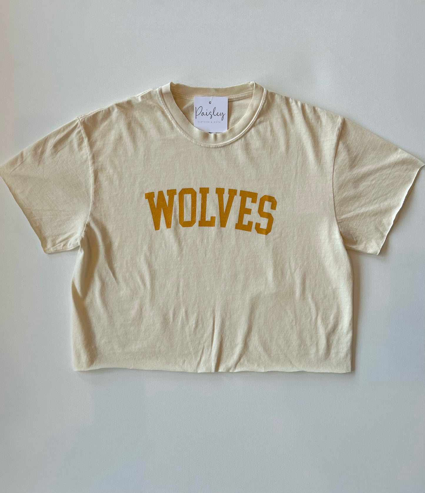 Ivory Wolves Boxy Tee