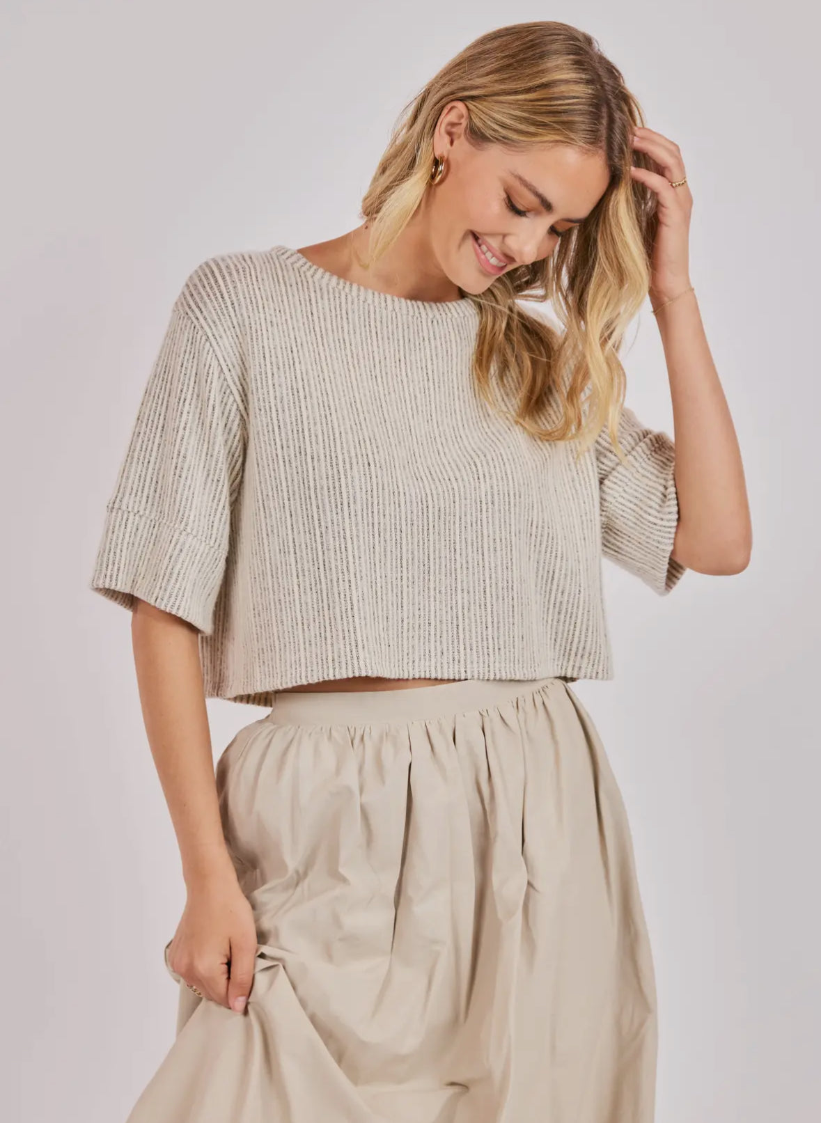 Arden Stripe Boxy T-Shirt