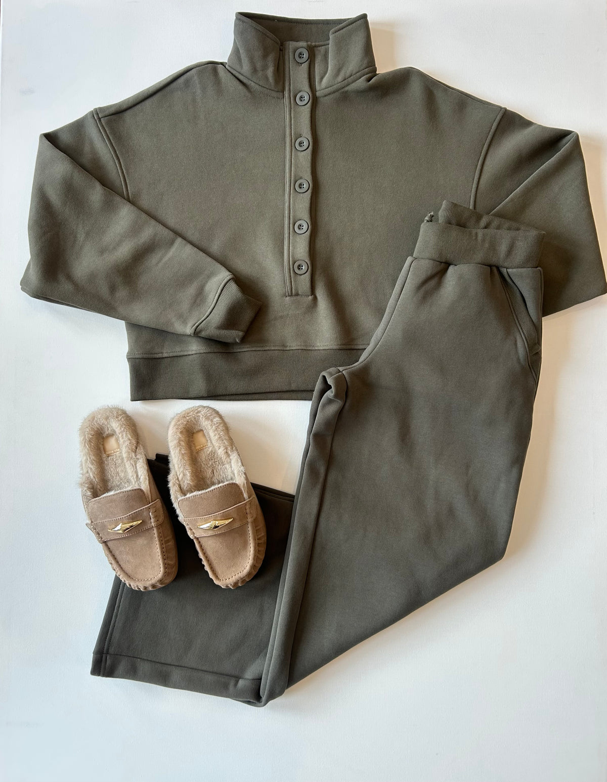 Malta Fleece Mock Neck Pullover