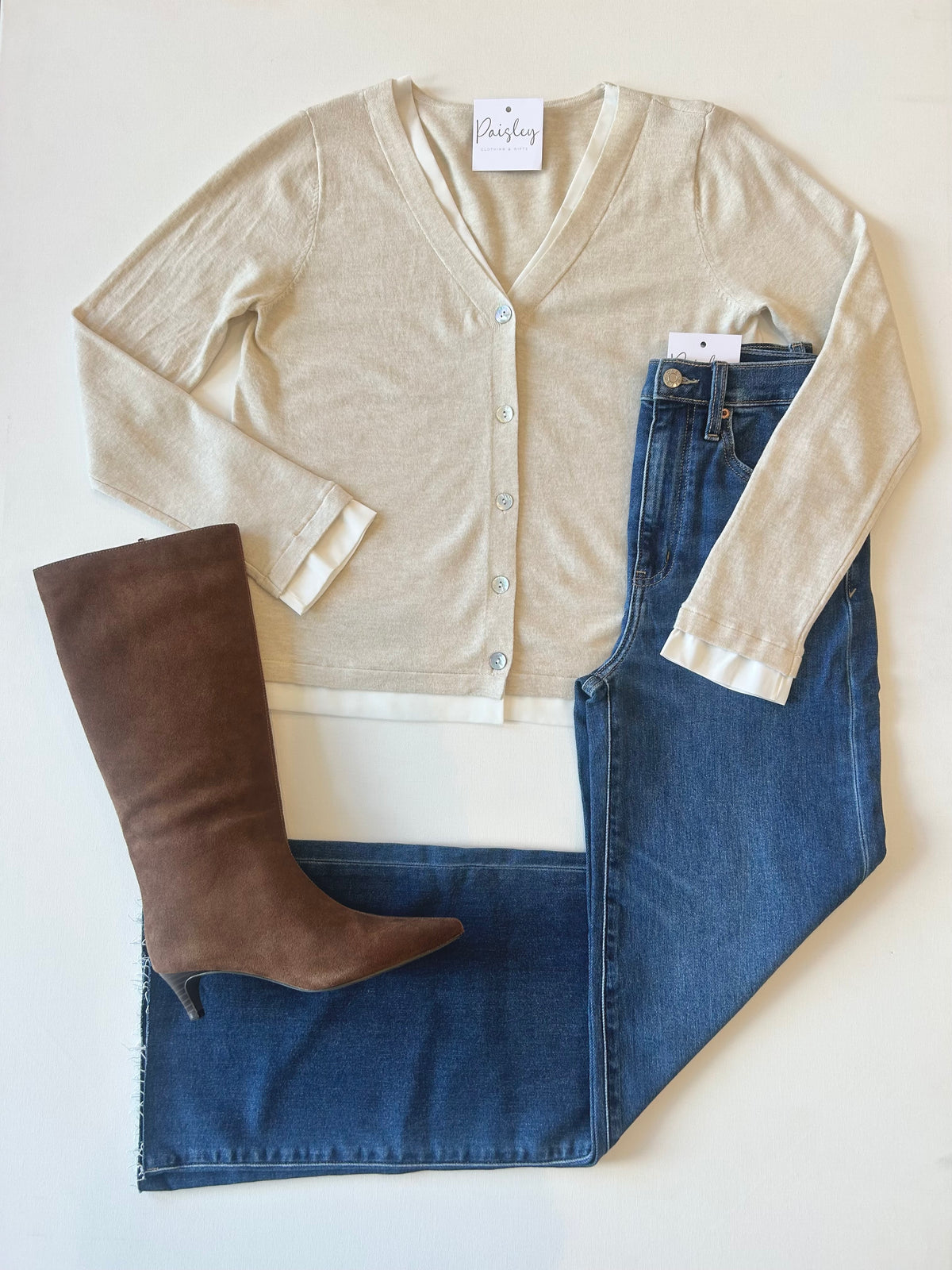 Collins Layered V-Neck Sweater