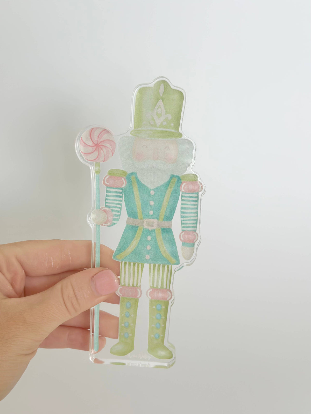 Acrylic Nutcracker -  ornament, mini, large : Mini