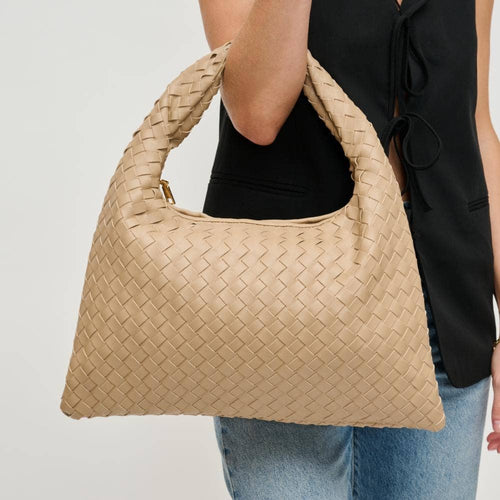 Leah Woven Hobo: Natural