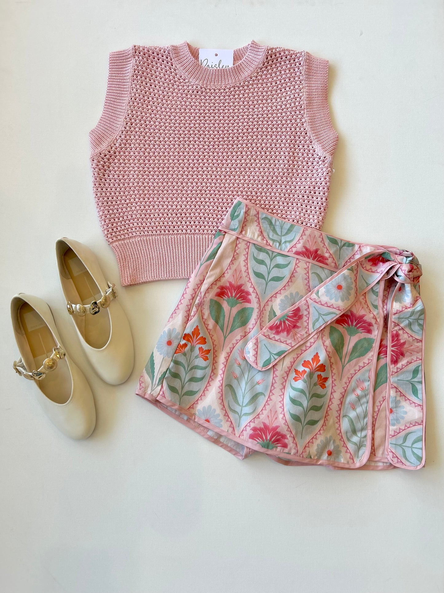 Tilly Skirt In Petal Trellis