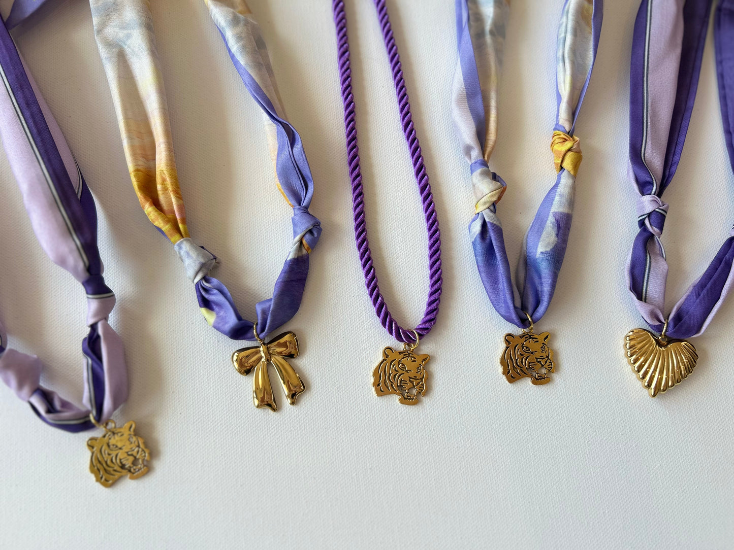 Game Day Scarf Necklaces
