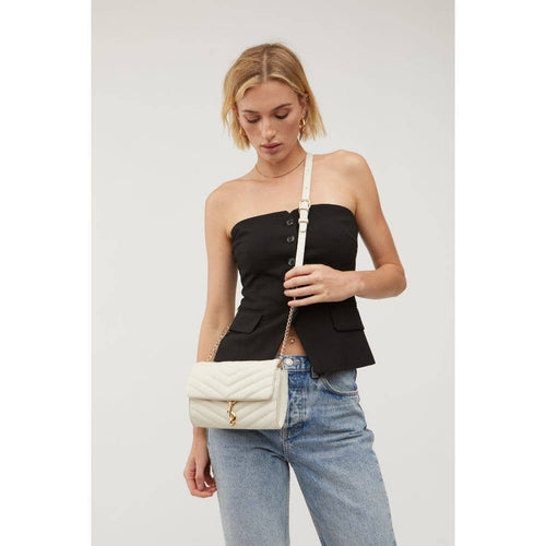 Nanci Crossbody: Oatmilk