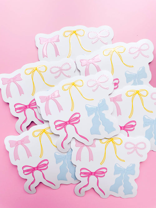 Pastel Bows Sticker