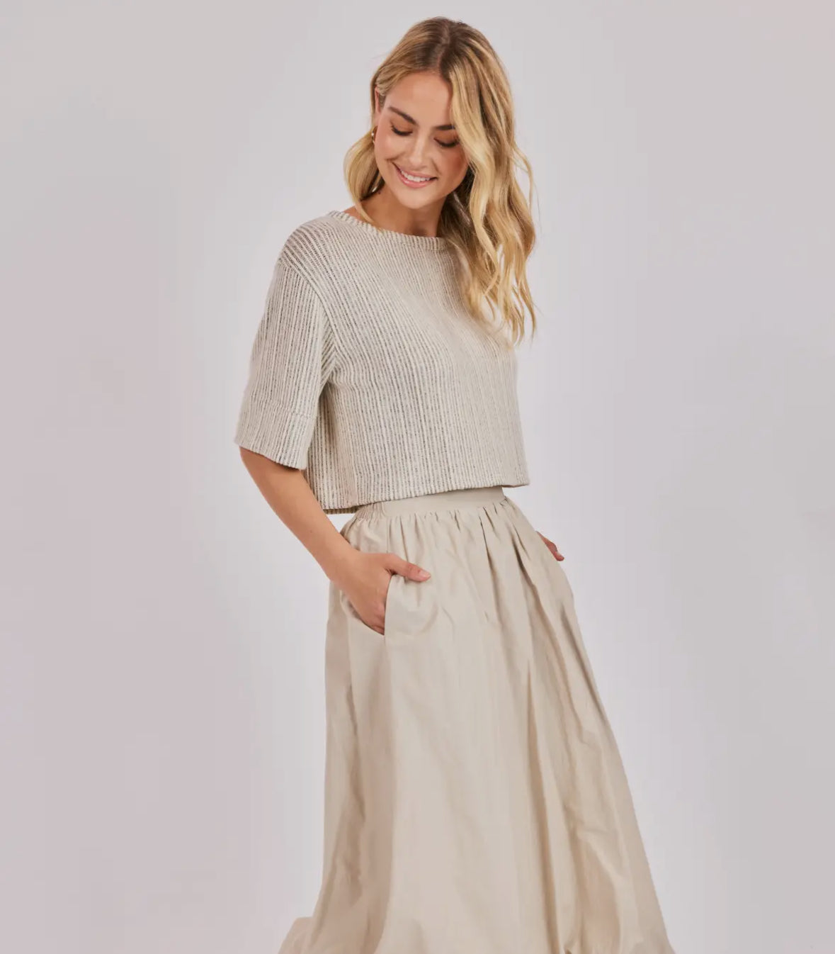 Arden Stripe Boxy T-Shirt