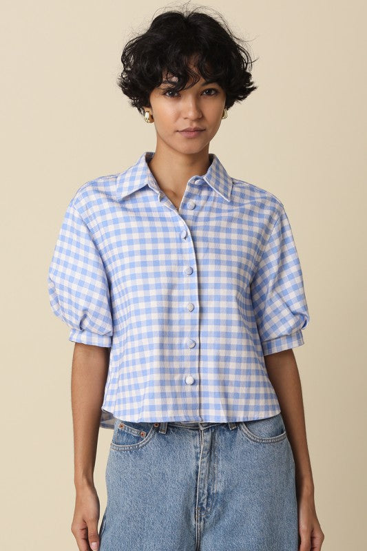 Kinley Gingham Top