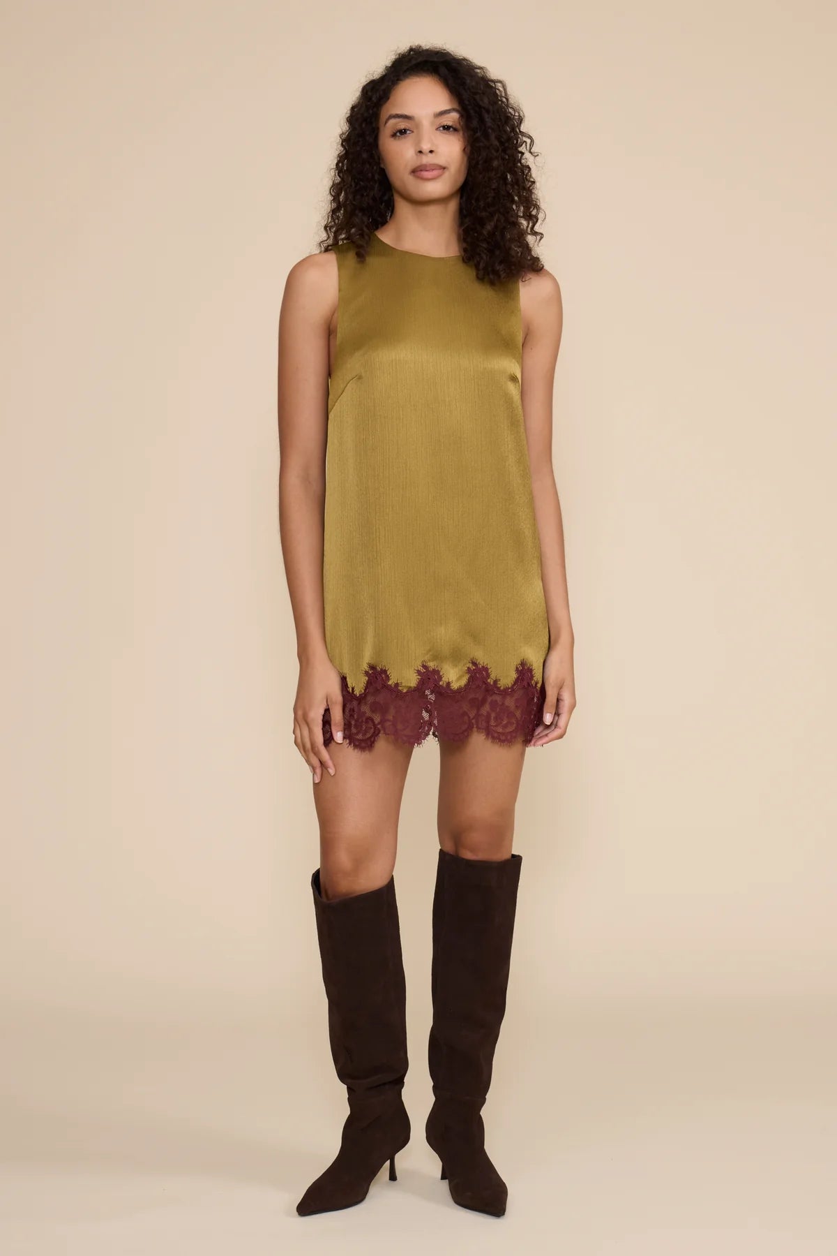 Roxy Lace Trim Dress