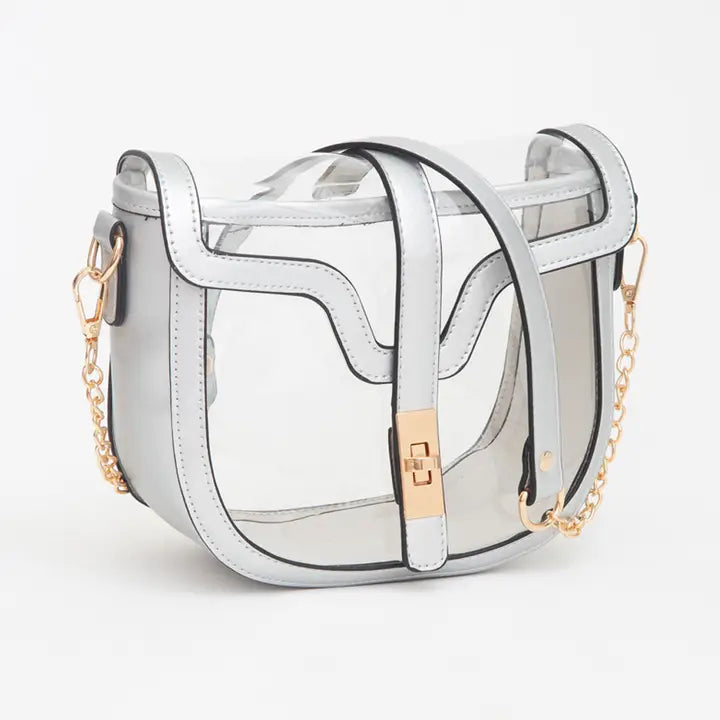 Clear Saddle Bag