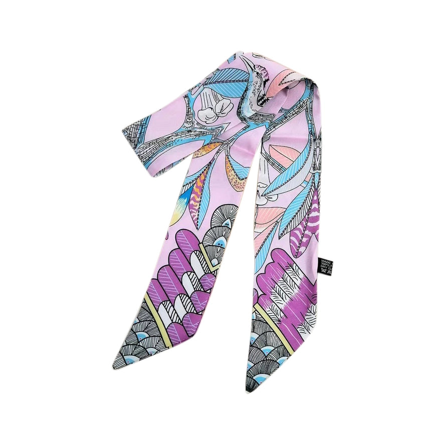 Scarf Necklace - Barry Heart