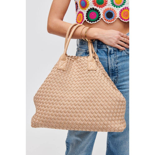 Ithaca Woven Neoprene Tote in Natural