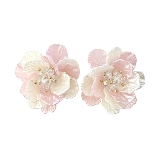 Jodi Flower Earring- Light Pink