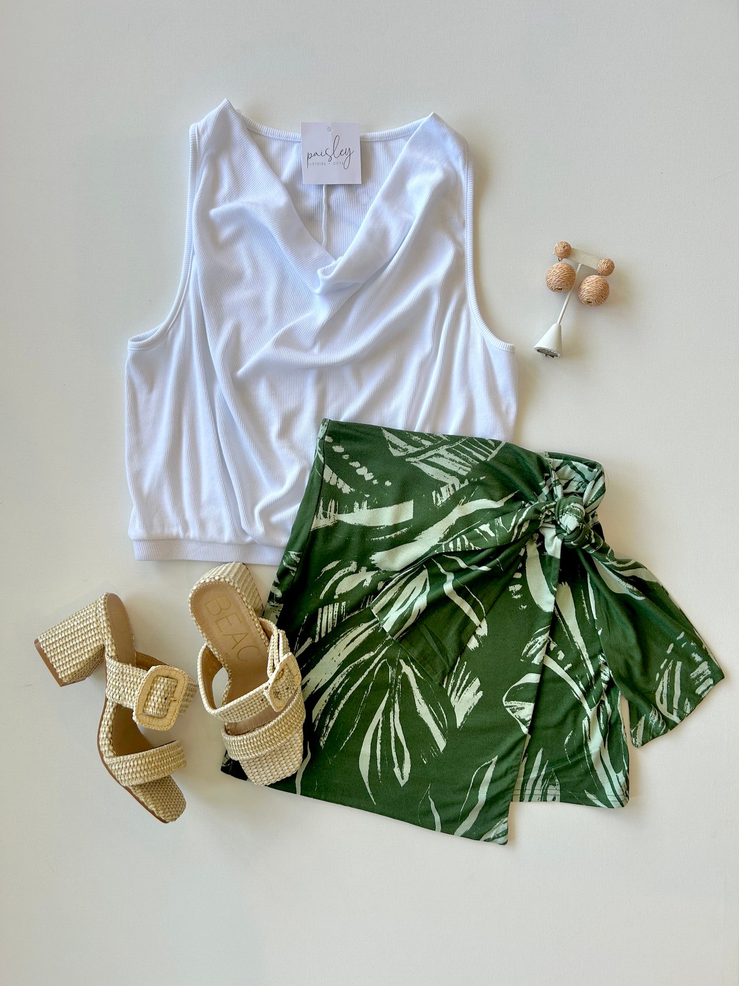 Prosper Wrap Mini Skirt