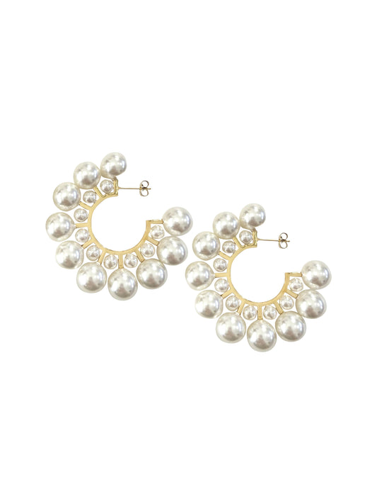 Lolo Pearl Hoop Earring