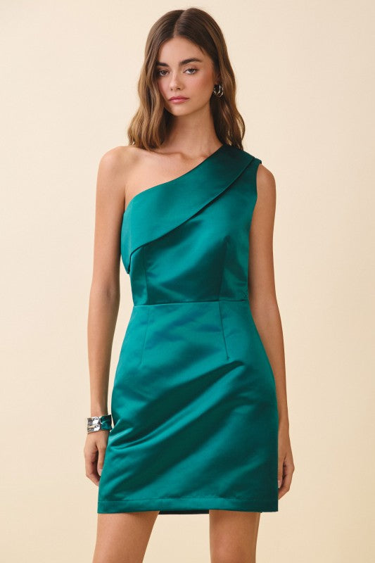 Andre Dress in Hunter Green