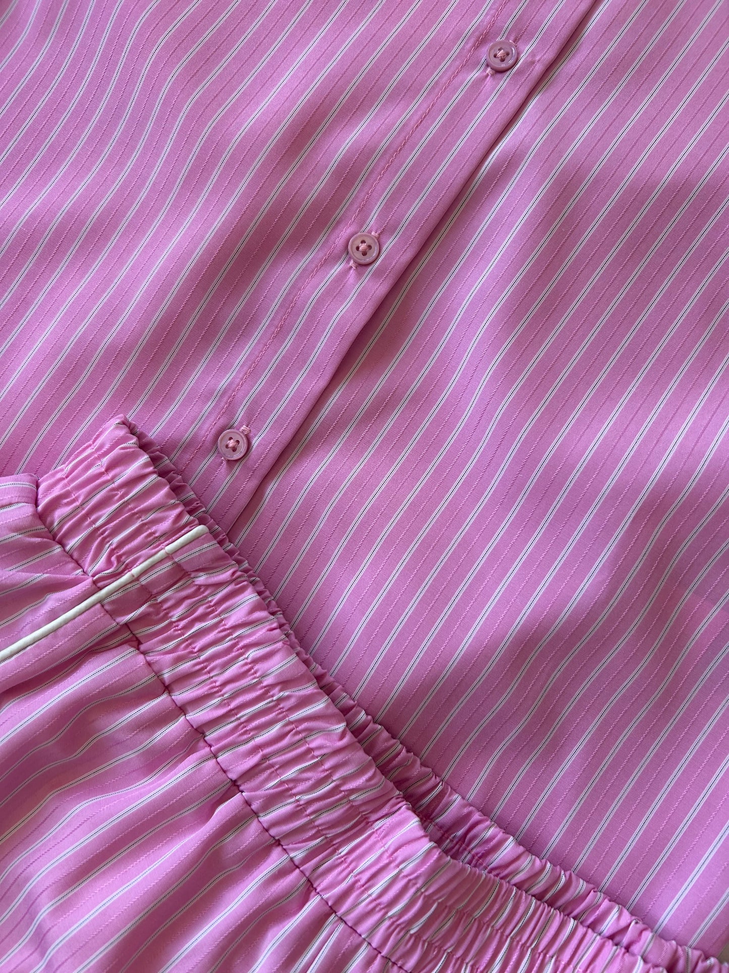 Micah Striped Shorts with Piping