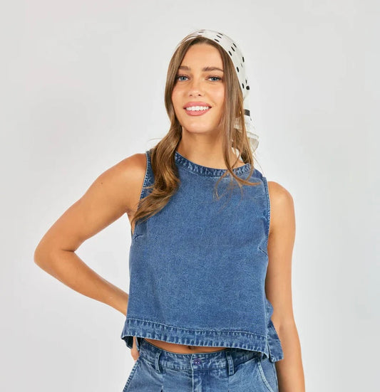 It’s Pouring Sleeveless Top