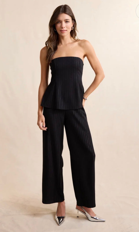 Gilded Evening Pinstripe Set