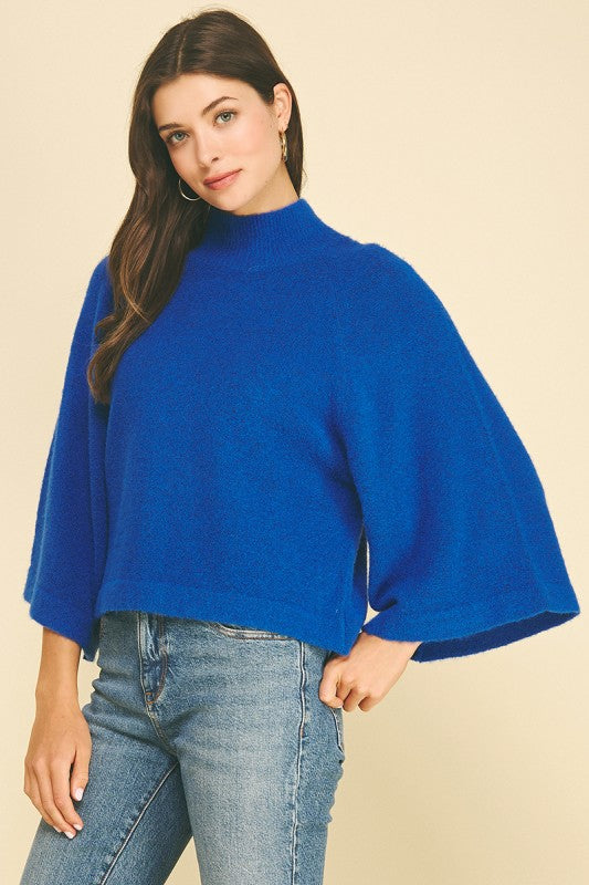 Margot Mock Neck Sweater