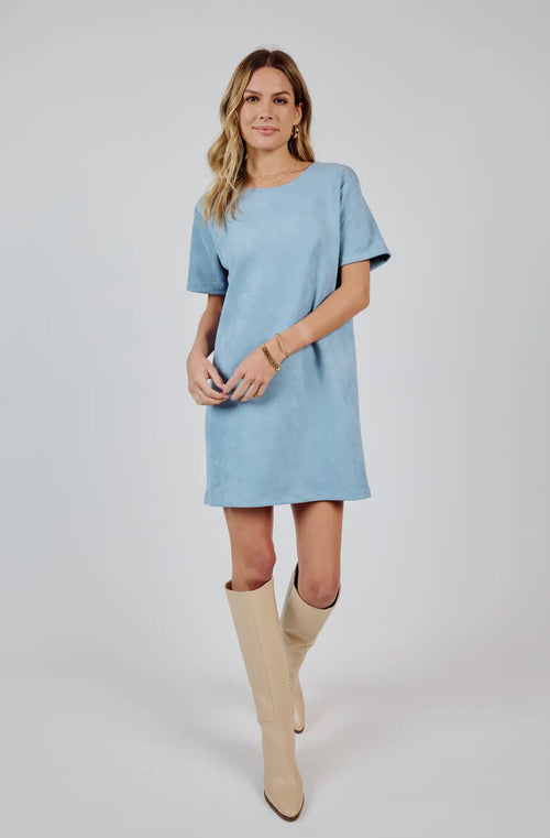 Align Faux Suede Mini Dress