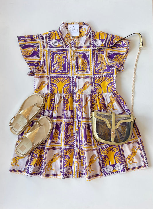 Frenchie Tiger Gameday Dress