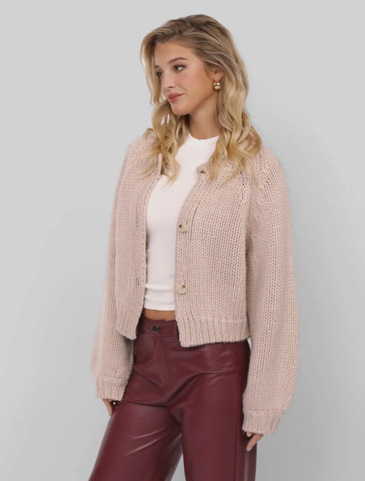 Dance More Button Cardigan
