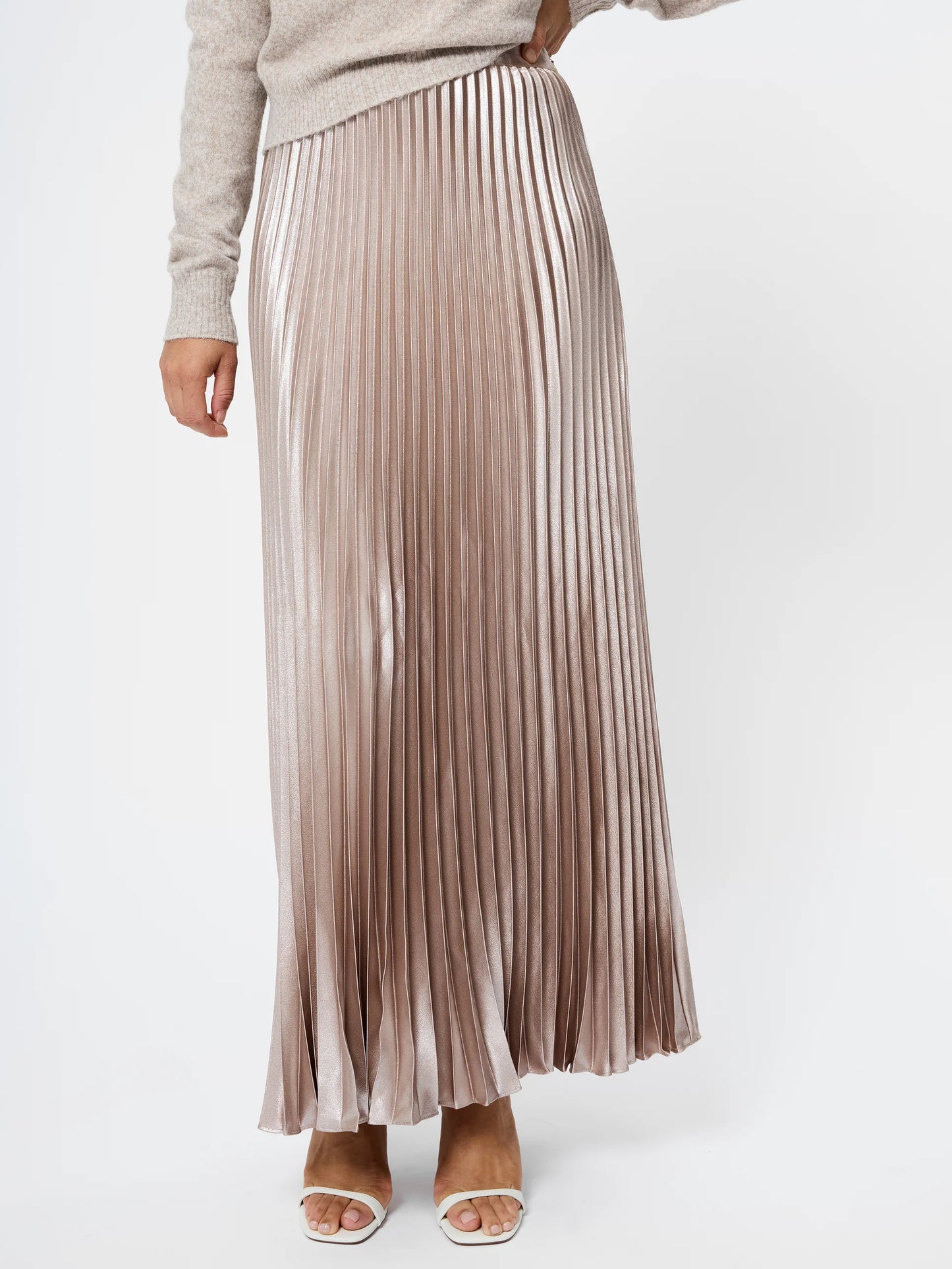 MARIELLE METALLIC SATN MAXI