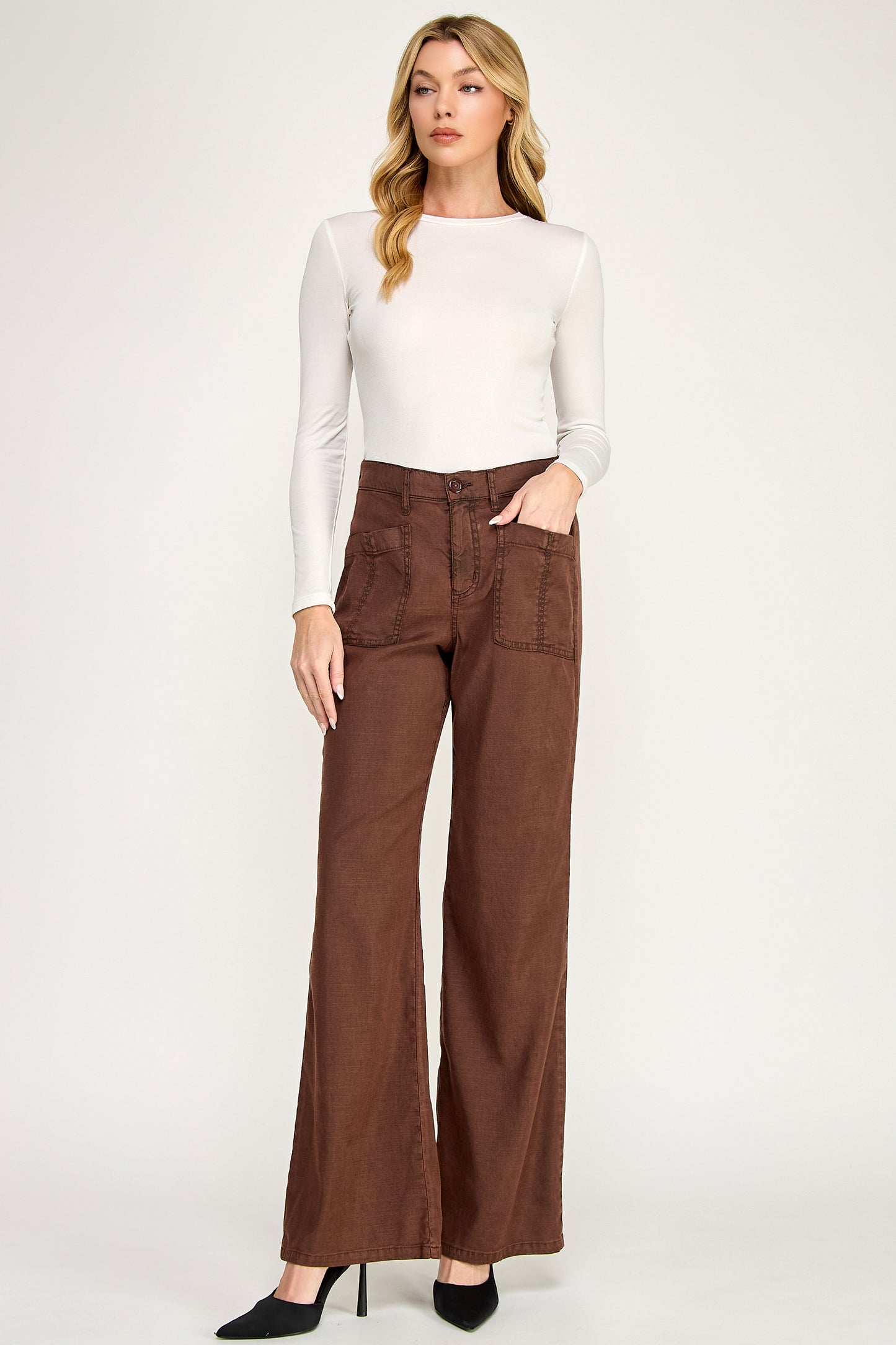 Sarah Pant in Chocolate