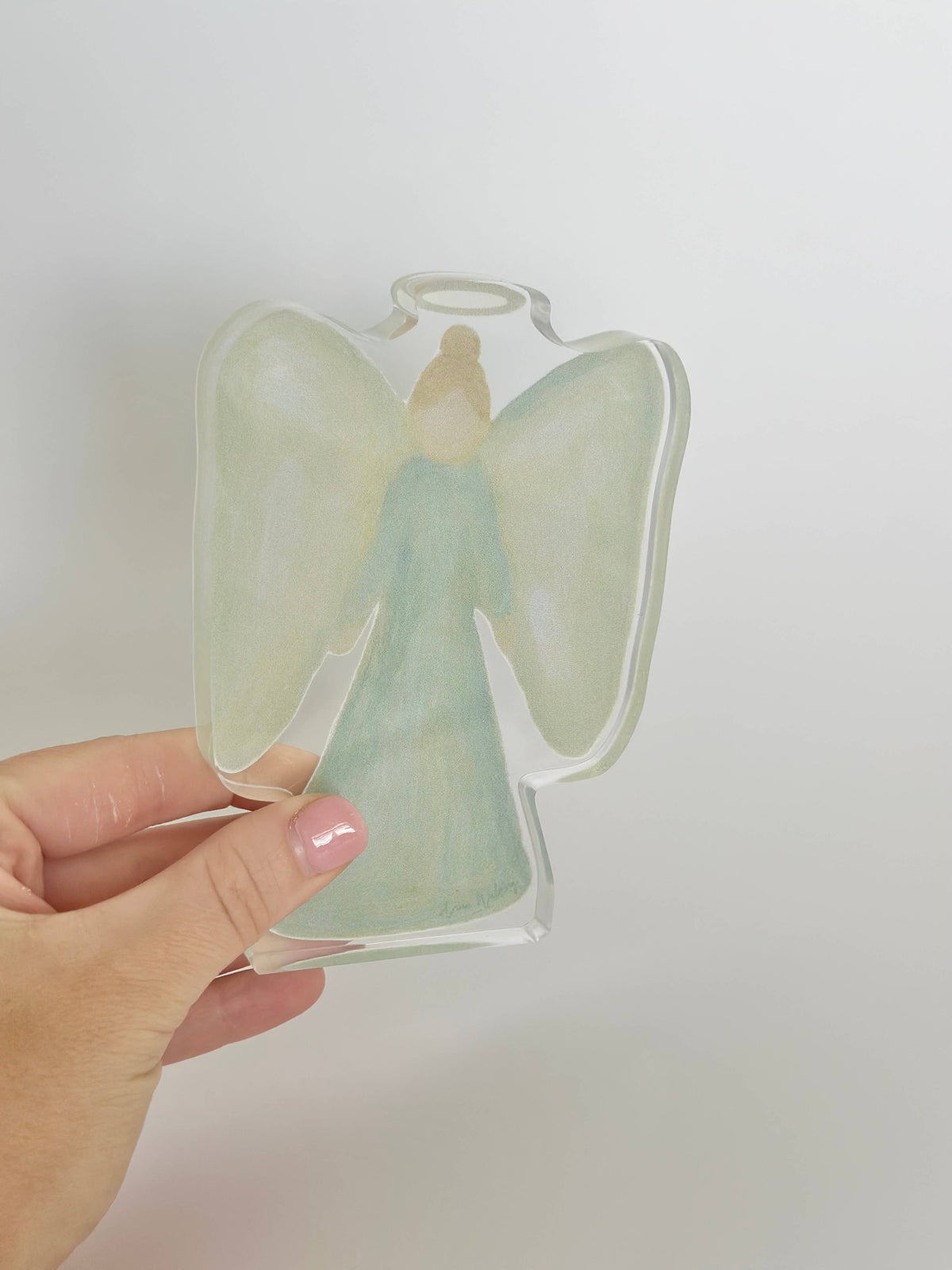 Acrylic Angel - ornament, mini, large: Mini