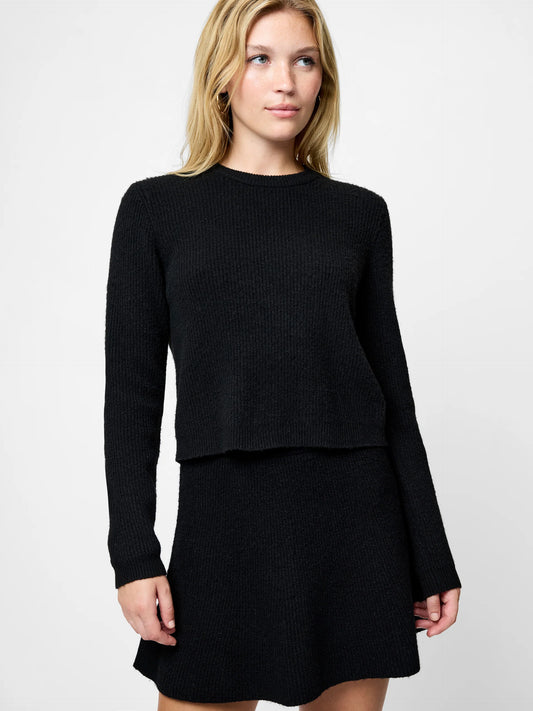 Vhari Knit Classic Sweater in Black
