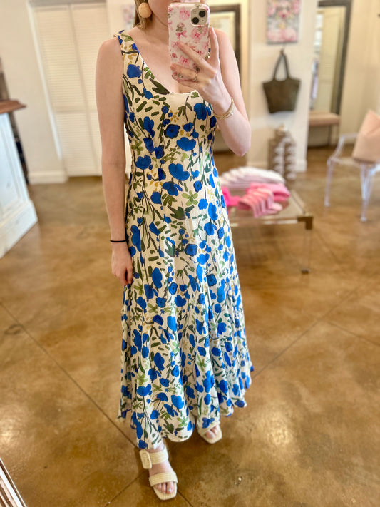 Aria Floral Midi Dress
