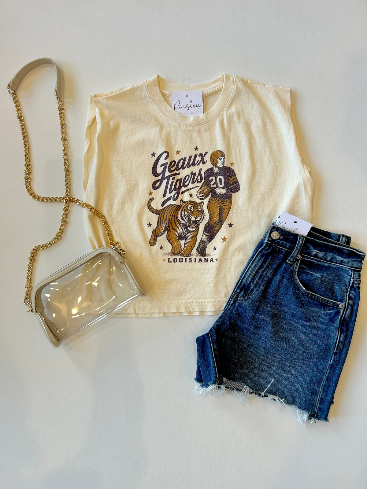 Geaux Tigers Muscle Tee